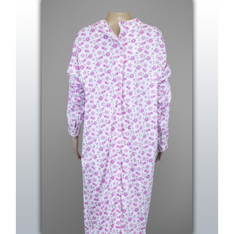 Chemise de nuit ouverte dans le dos médicalisée