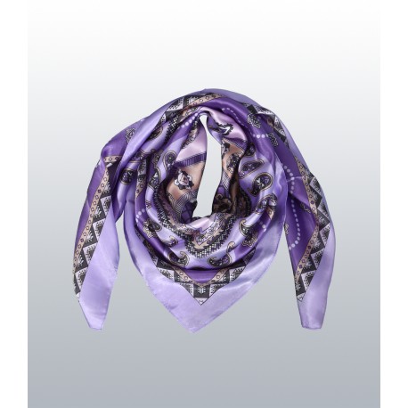 FOULARD SATINE femme senior cadeau