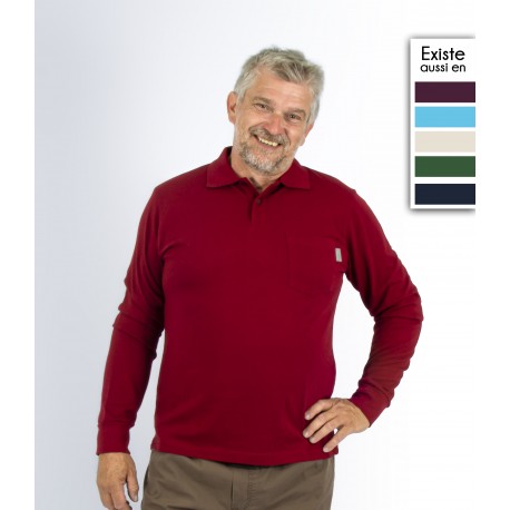 Polo pour homme senior SECOLO uni