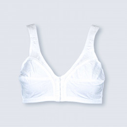 Soutien gorge sans armature ouvert devant pour personne âgée