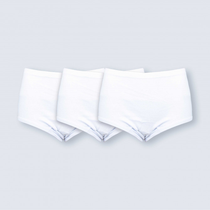 Lot de 3 culottes HAUTES Lot de 3 culottes HAUTES