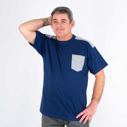 T-shirt homme senior coton TANGUY