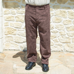 Pantalon en velours à taille élastique PARFAIT