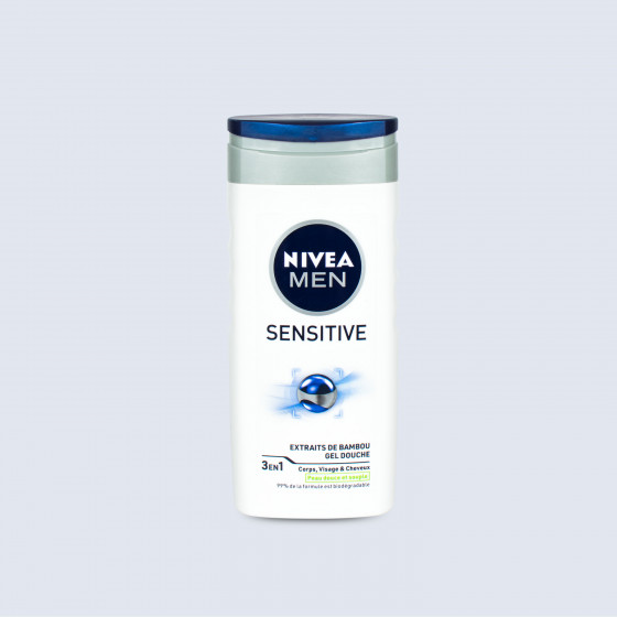 GEL DOUCHE + SHAMPOOING NIVEA MEN 250ML