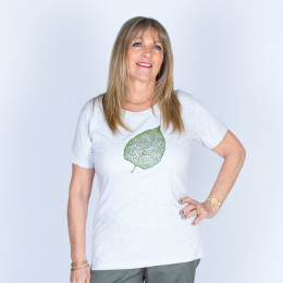 T shirt femme senior floqué TILONA