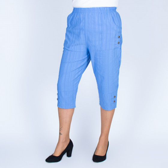 Pantacourt taille élastique femme senior