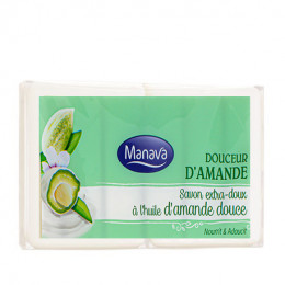 Savons à l'amande douce 2 x 100gr