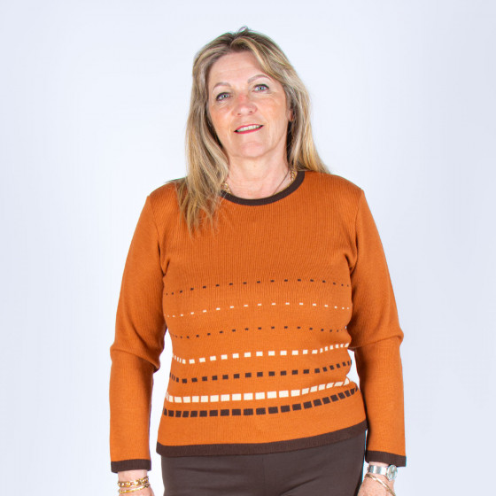 Pull femme senior acrylique PILI