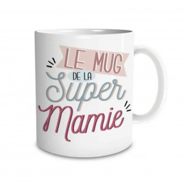 Mug super mamie - idée cadeau