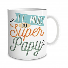 Mug super Papy - idée cadeau homme senior