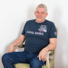 T Shirt homme senior coton floqué TIMON