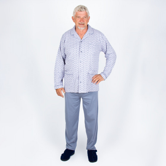 Pyjama homme haut tout boutonné