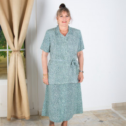 Jupe taille élastique boutonnée Juliette 7
