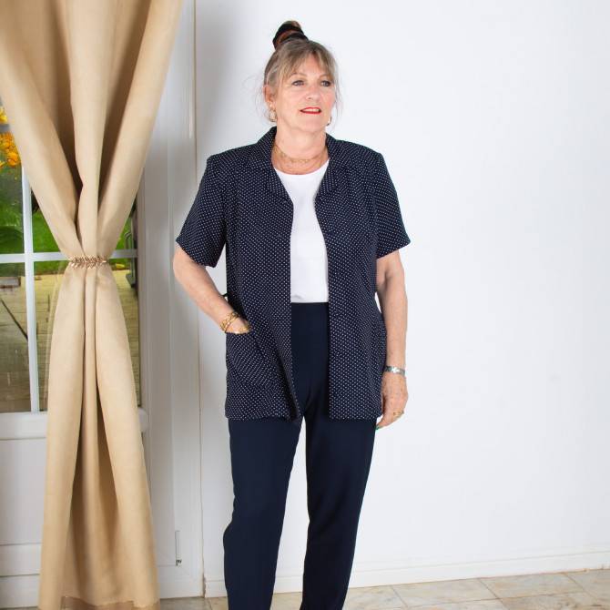 Chemisier femme TIFFANY 1 avec ceinture amovible