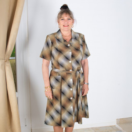 Robe boutonnée senior REGINE soldes