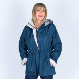 Veste femme senior VELNUS coupe vent bleu