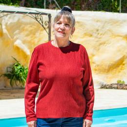 Pull chaud femme senior PIVOINE
