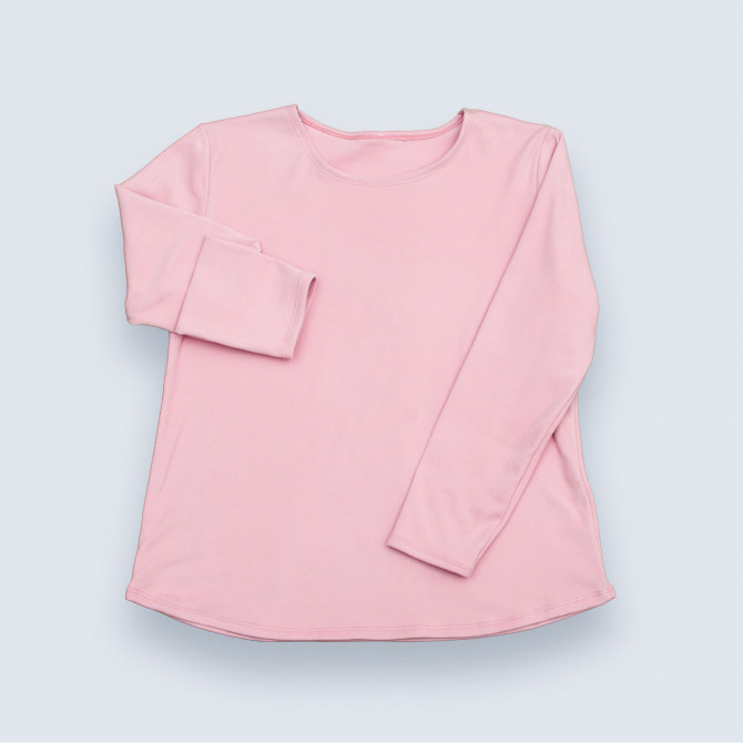 Pull femme senior PIETRA vieux rose