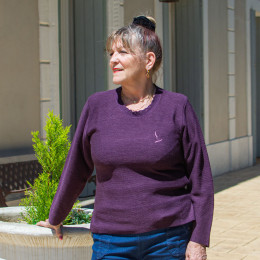 Pull femme senior acrylique Pitaya