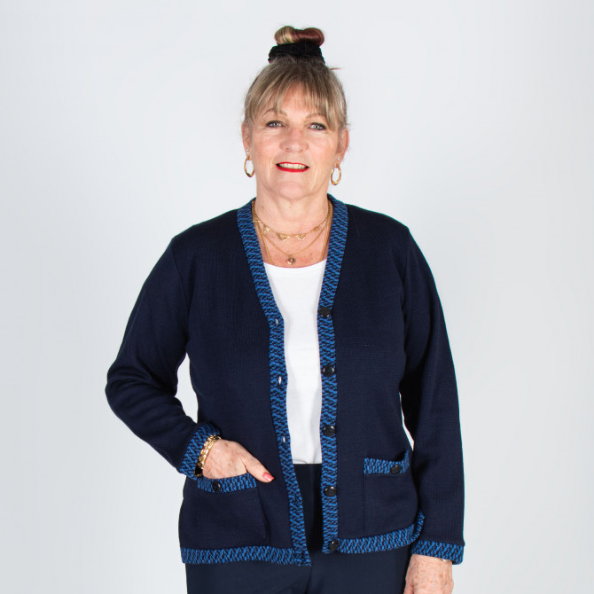 Gilet femme senior acrylique GALENE