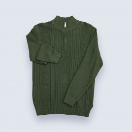 pull col zippé homme senior PATRICIO