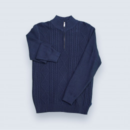 pull col zippé homme senior PATRICIO