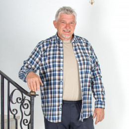 Chemise homme en flanelle CÔME