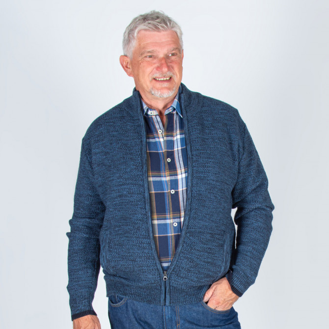 Gilet zippé GABIN homme senior