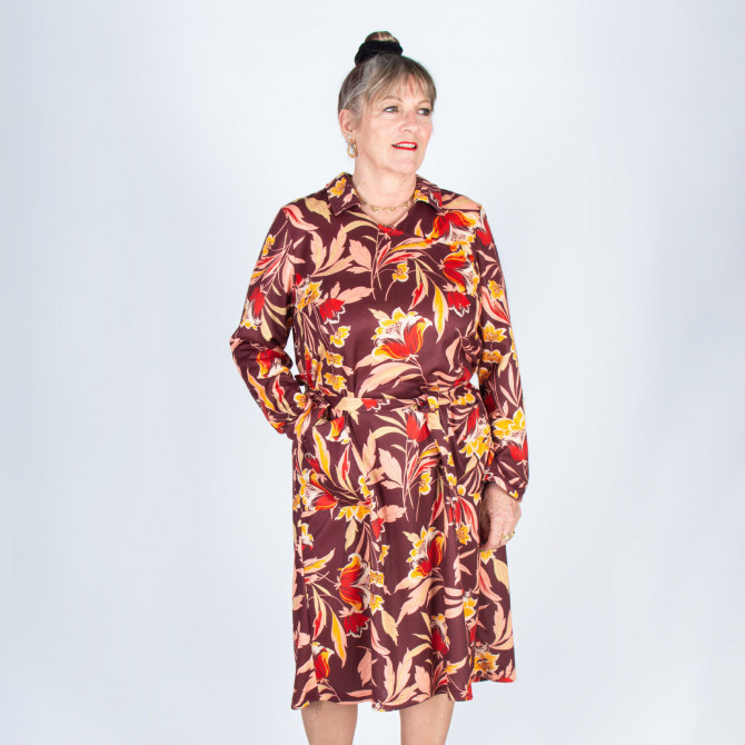 Robe senior médicalisée ouverte dos MILA