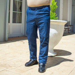 Pantalon taille élastique homme âgé JEAN PAUL