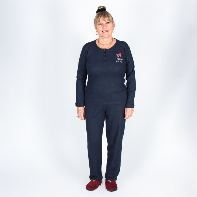 Pyjama femme chaud molletonné Agathe