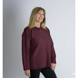 Pull manches longues PAULINA ciel