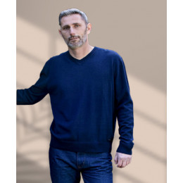 Pull coton PEREGRINO Bleu - 54 au 60