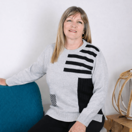 Pull femme senior PRISCA acrylique