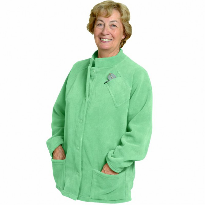 veste jumeau polaire vert