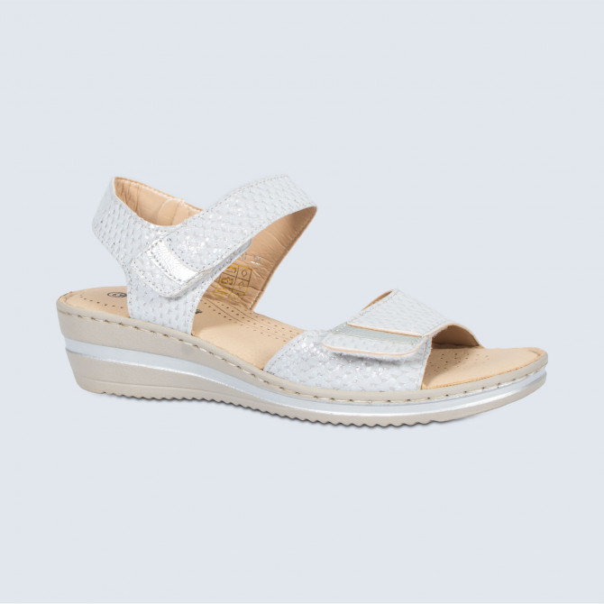 sandales femme senior a velcros Scarlett