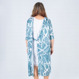 Dos à pressions robe médicalisée Marielle - devant