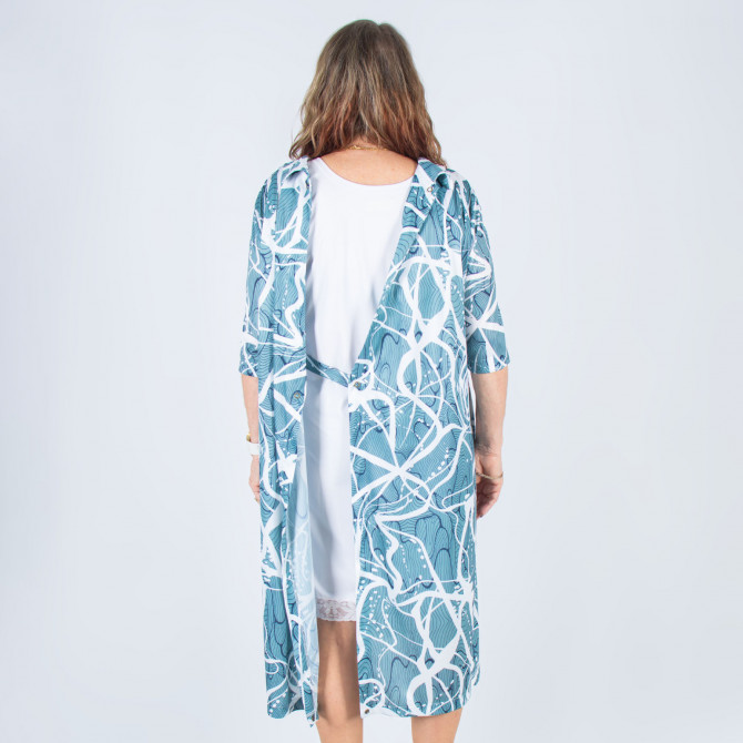 Dos à pressions robe médicalisée Marielle - pate arrière