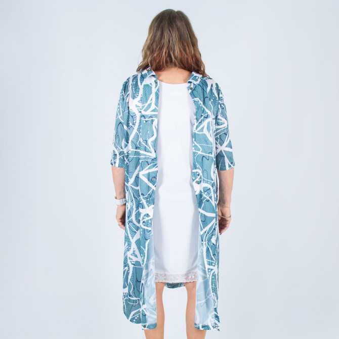 Dos à pressions robe médicalisée Marielle - arrière