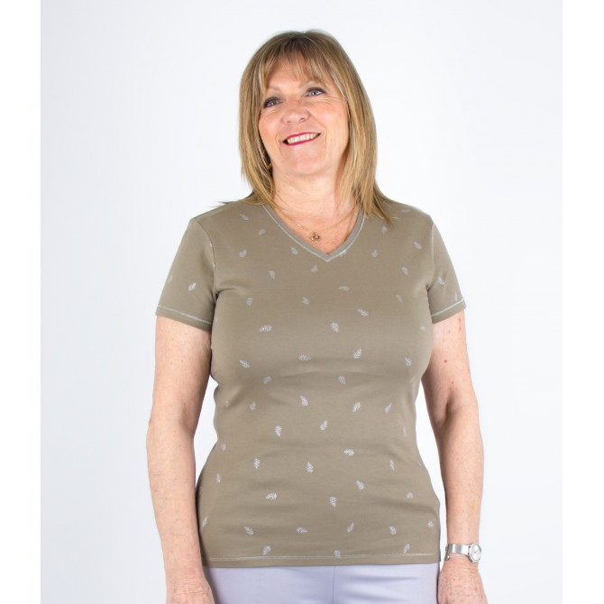 T-shirt  coton femme âgée TOUNDRA