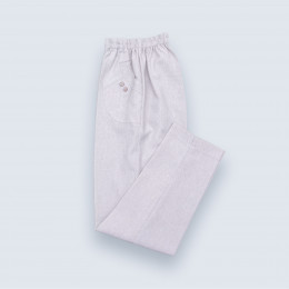 Pantalon taille élastiquée PAGODE ciel femme senior