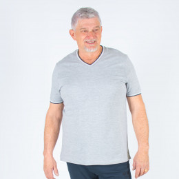 T shirt homme coton gris TARMAC