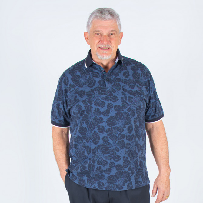 Polo homme senior imprimé PADDLE