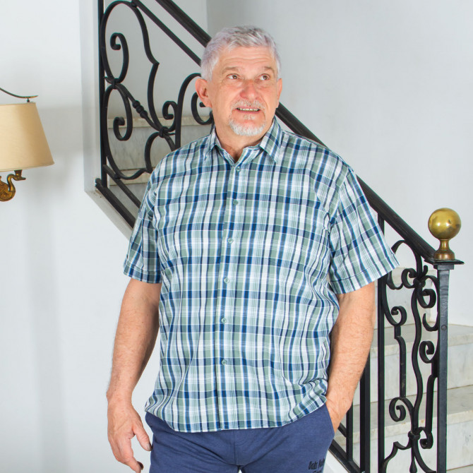 Chemise homme senior manches courtes COBIE