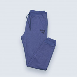 Pantalon jogging homme senior bas resserré Marine