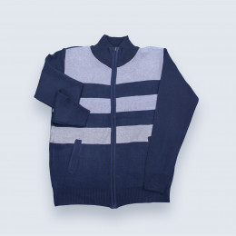 Gilet homme senior zippé GIANI Anthracite