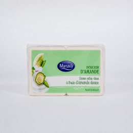 Savons à l'amande douce 2 x 100gr