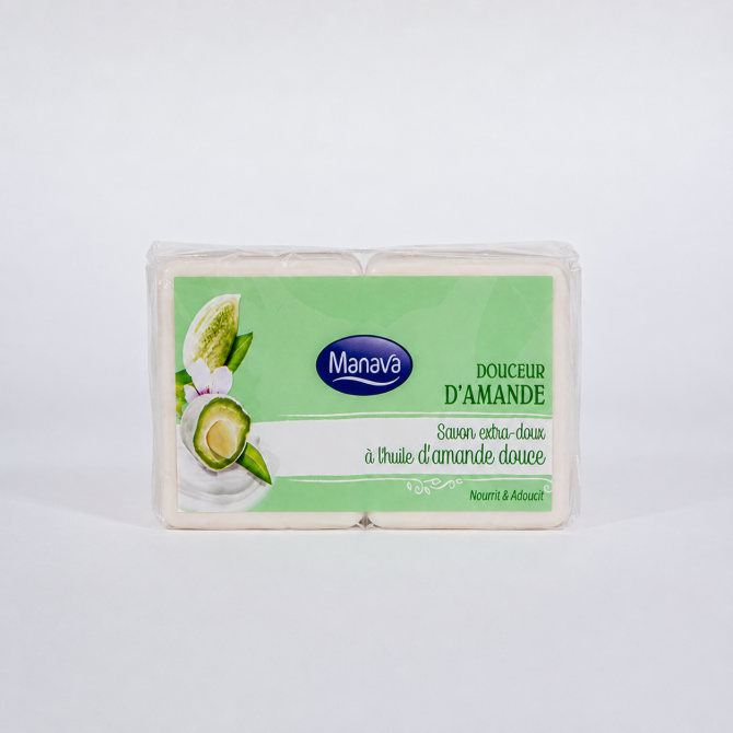 Savons à l'amande douce 2 x 100gr