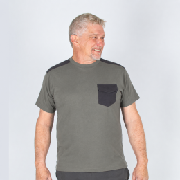 T-shirt homme senior coton TANGUY