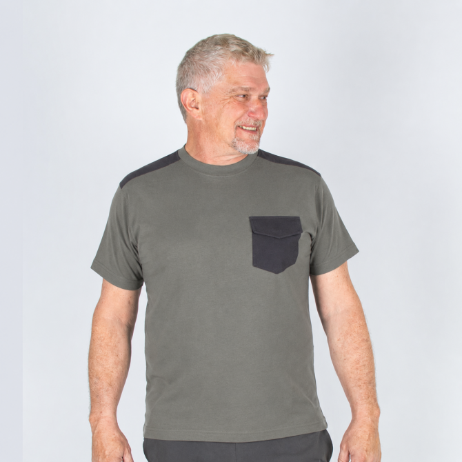 T-shirt homme senior coton TANGUY